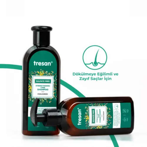 Tresan Çemen Otu Güçlendirici Sülfatsız Bakım Saç Kremi 300 ml - 3