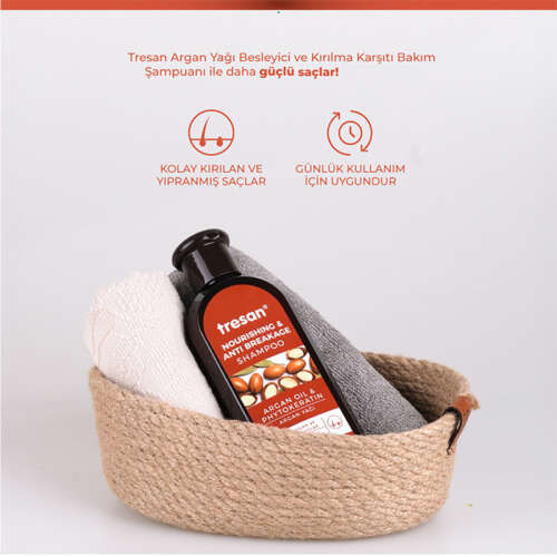 Tresan Normal ve Kuru Saçlar İçin Isırgan Otu Güçlendirici Bakım Şampuanı 300 ml - 3