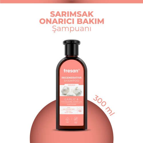 Tresan Sarımsak Özlü Bakım Şampuanı ( Kokusuz ) 300 ml - 2