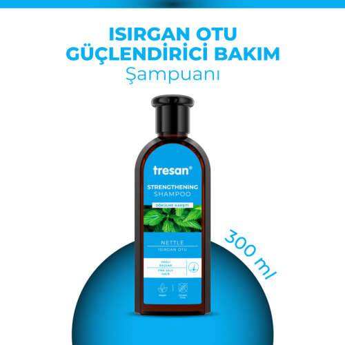 Tresan Yağlı Saçlar İçin Isırgan Otu Güçlendirici Bakım Şampuanı 300 ml - 2