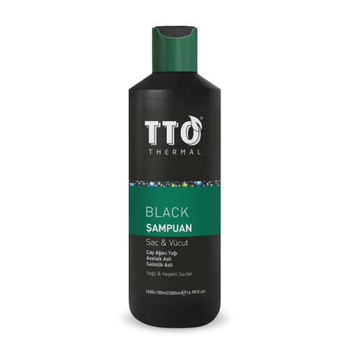 TTO Black Saç ve Vücut Şampuanı 400+100 ml - TTO