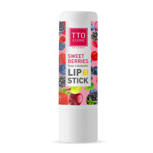 TTO Clinic Thermal SPF15+ Lip Stick 5 gr - Tatlı Meyveler - 1