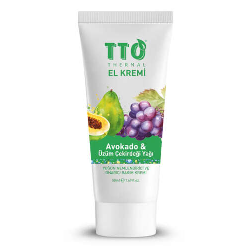 TTO El Kremi Avokado ve Üzüm Çekirdeği Yağı 50 ml - TTO