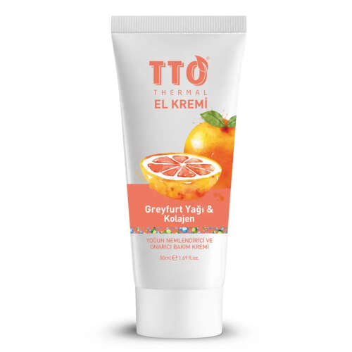 TTO El Kremi Greyfurt Yağı ve Kolajen El Kremi 50 ml - TTO