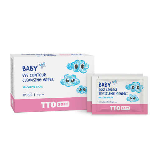 TTO Soft Baby Göz Çevresi Temizleme Mendili 12 Adet - TTO