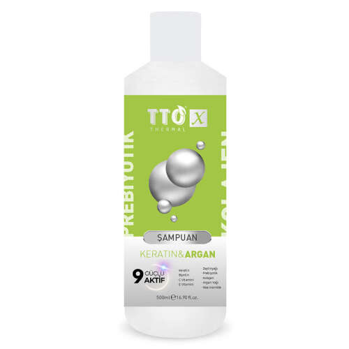 TTO X Keratin ve Argan Prebiyotik Şampuan 500 ml - 1