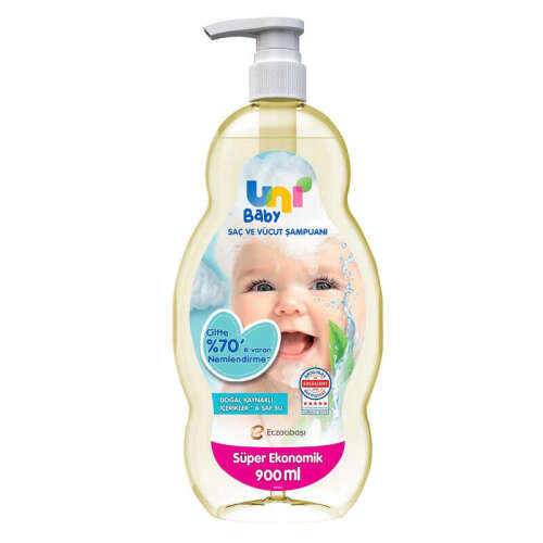 Uni Baby Saç ve Vücut Şampuanı 900 ml - Uni Baby