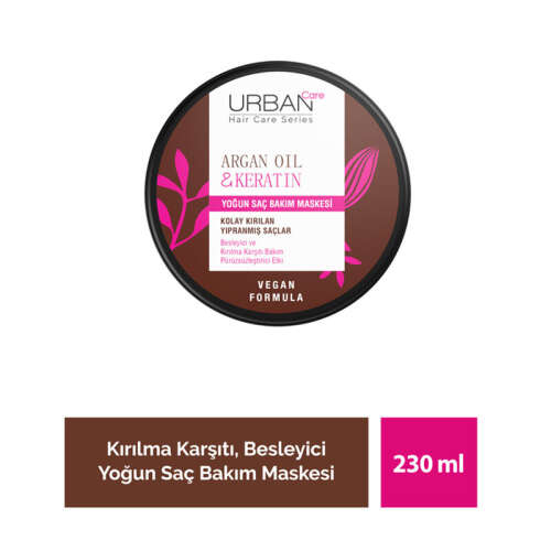 Urban Care Argan Oil Keratin Yoğun Saç Bakım Maskesi 230 ml - 3
