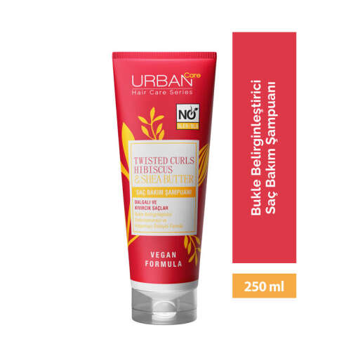 Urban Care Hibiscus ve Shea Yağı İçeren Bukle Belirginleştirici Saç Bakım Şampuanı 250 ml - 3
