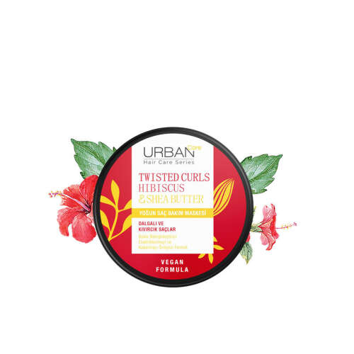Urban Care Twisted Curls Hibiscus - Shea Butter Yoğun Saç Bakım Maskesi 230 ml - 2
