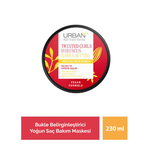 Urban Care Twisted Curls Hibiscus - Shea Butter Yoğun Saç Bakım Maskesi 230 ml - 3