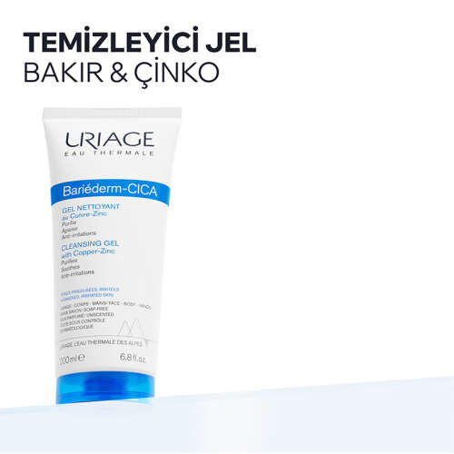 Uriage Bariederm Yüz ve Vücut Temizleme Jeli 200 ml - Uriage