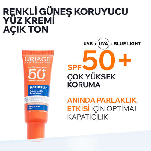 Uriage Bariesun SPF50+ Açık Ton Renkli Güneş Kremi 50 ml - 2