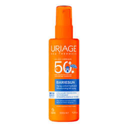 Uriage Bariesun SPF50+ Çocuklar İçin Yüz ve Vücut için Parfüm İçermeyen Güneş Koruyucu Sprey 200 ml - 1