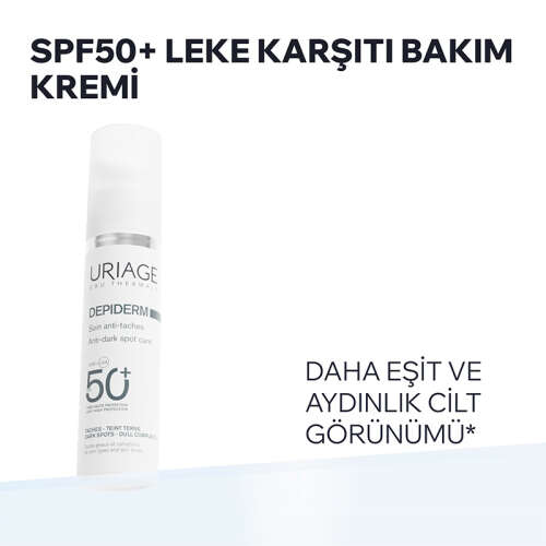 Uriage Depiderm SPF50+ Leke Karşıtı Aydınlatıcı Yüz Kremi 30 ml - 2