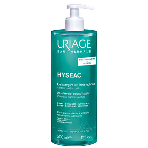 Uriage Hyseac Düzensizliğe Eğilimli Ciltler İçin Temizleme Jeli 500 ml - Uriage