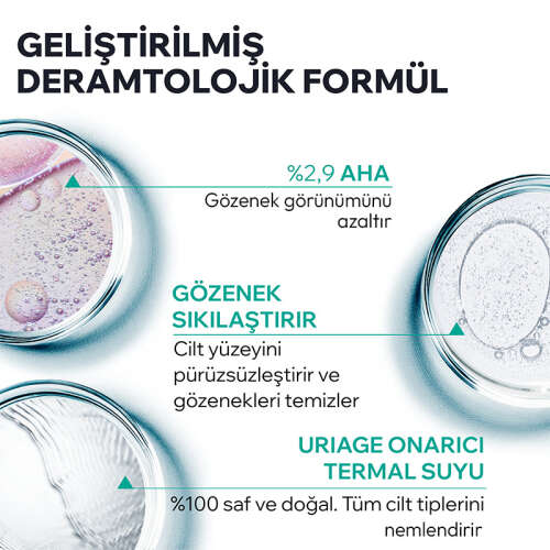 Uriage Hyseac Karma ve Yağlı Ciltler İçin Arındırıcı Tonik 250 ml - 4