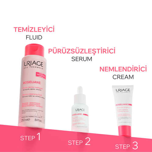 Uriage Roseliane Hassas Ciltler İçin Kızarıklık Karşıtı Fluid 250 ml - 7