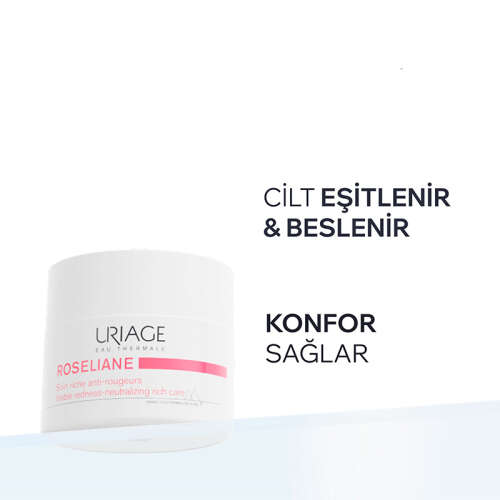 Uriage Roseliane Hassas Ciltler İçin Kızarıklık Karşıtı Yoğun Krem 50 ml - 3