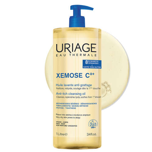 Uriage Xemose C8+ Çok Kuru Ciltler İçin Temizleme Yağı 1L - Uriage
