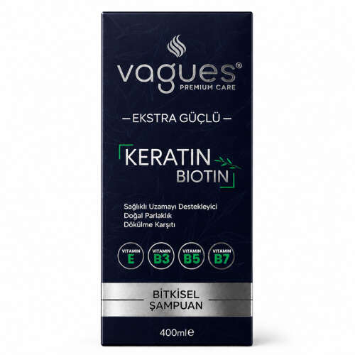 Vagues Keratin Biotin Şampuan 400 ml - Vagues