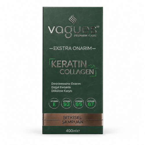 Vagues Keratin Collagen Şampuan 400 ml - Vagues