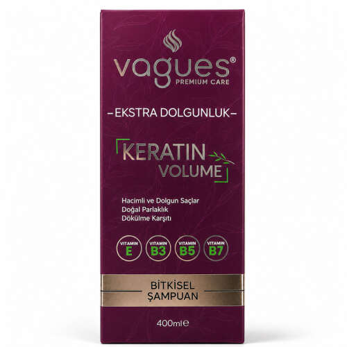 Vagues Keratin Volume Şampuan 400 ml - Vagues