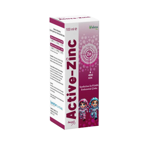 Valens Active Zinc Çinko İçeren Takviye Edici Gıda 100 ml - Valens