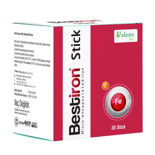 Valens Bestiron Takviye Edici Gıda 30 Stick - Valens