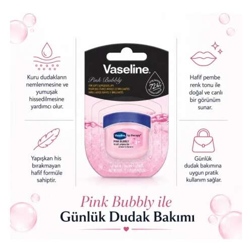 Vaseline Lip Therapy Pink Bubbly 7 gr - 2