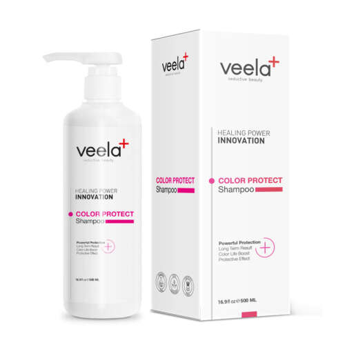 Veela Boyalı Saçlar İçin Besleyici ve Koruyucu Bakım Şampuanı 500 ml - 1