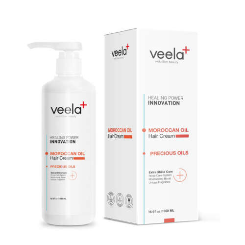 Veela Kuru Saçlar İçin Değerli Yağlar İle Nemlendirici Bakım Kremi 500 ml - Veela