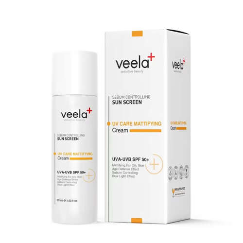 Veela Yüksek Koruma Faktörlü Matlaştırıcı Güneş Kremi 50+ Spf 50 ml - Veela