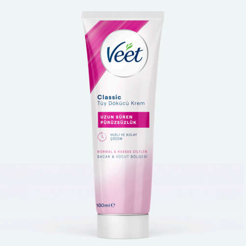 Veet Classic Normal ve Hassas Ciltler İçin Tüy Dökücü Krem 100 ml - 2