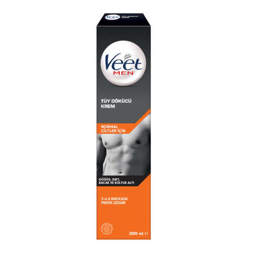 Veet Men Normal Ciltler için Tüy Dökücü Krem 200 ml - Veet