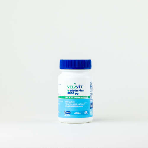 Velavit V-Biotin Plus 5000mcg Takviye Edici Gıda 60 Tablet - 3