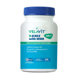 Velavit V-D3K2 With MSM 60 Tablet - 1