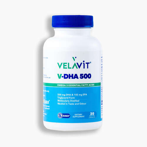 Velavit V-DHA 500 30 Yumuşak Jel Kapsül - Velavit