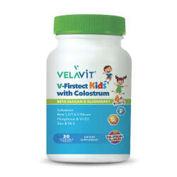 Velavit V-Firstect Kids with Colostrum Takviye Edici Gıda 30 Kapsül - 1