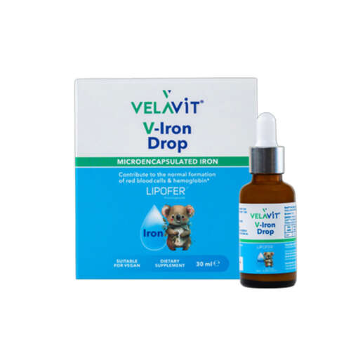 Velavit V-Iron Drop Demir İçeren Damla Takviye Edici Gıda 30 ml - Velavit