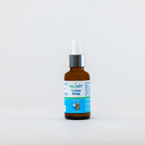 Velavit V-Iron Drop Demir İçeren Damla Takviye Edici Gıda 30 ml - 4