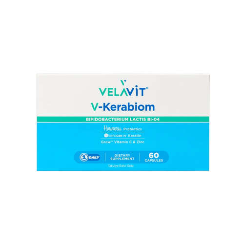 Velavit V-Kerabiom Takviye Edici Gıda 60 Kapsül - Velavit