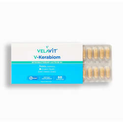 Velavit V-Kerabiom Takviye Edici Gıda 60 Kapsül - 2