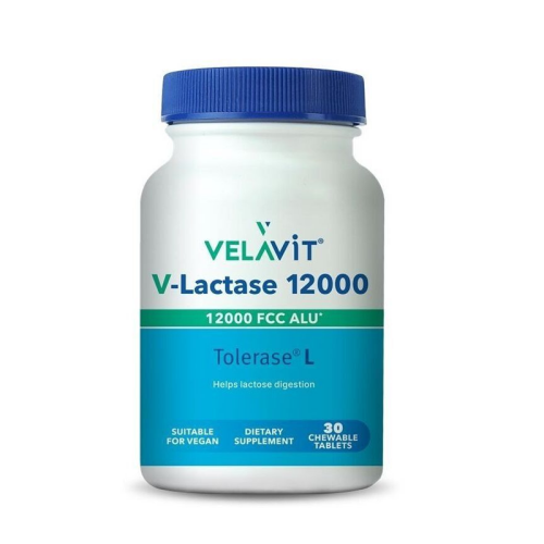 Velavit V Lactase 12000 30 Tablet - Velavit