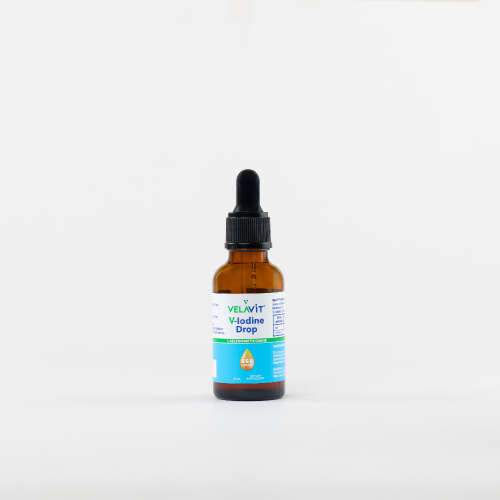 Velavit V-lodine Drop İyot ve Selenyum İçeren Takviye Edici Gıda 25 ml - 5