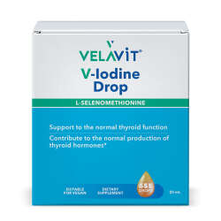 Velavit V-lodine Drop İyot ve Selenyum İçeren Takviye Edici Gıda 25 ml - 1