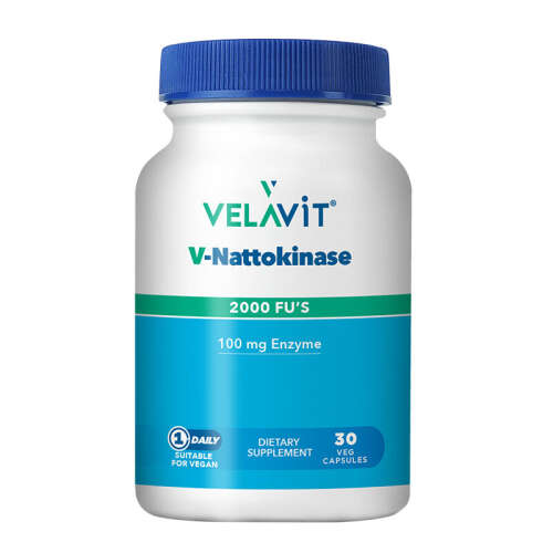 Velavit V-Nattokinase Takviye Edici Gıda 30 Kapsül - Velavit