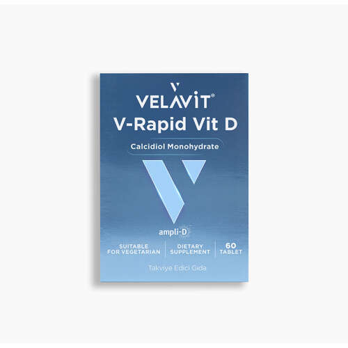 Velavit V-Rapid Vit D Takviye Edici Gıda 60 Tablet - 2