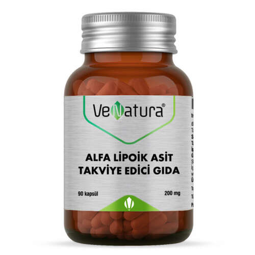 VeNatura Alfa Lipoik Asit Takviye Edici Gıda 90 Kapsül - VeNatura