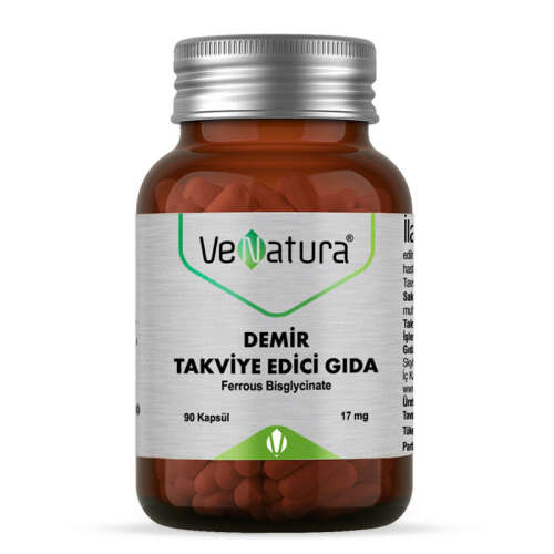 VeNatura Demir Takviye Edici Gıda 90 Kapsül - VeNatura